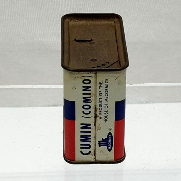 Schilling & Co Ground Cumin Spice Tin 1 Oz 1930s Retro Kitchen Décor Collectible - Picture 4 of 6